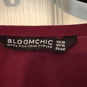 BloomChic Deep Red Blouse